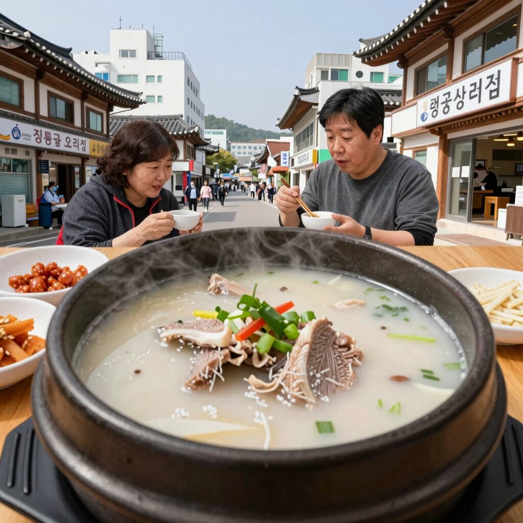 성북구 삼계탕 맛집 정릉골오리집의 들깨삼계탕과 능이삼계탕