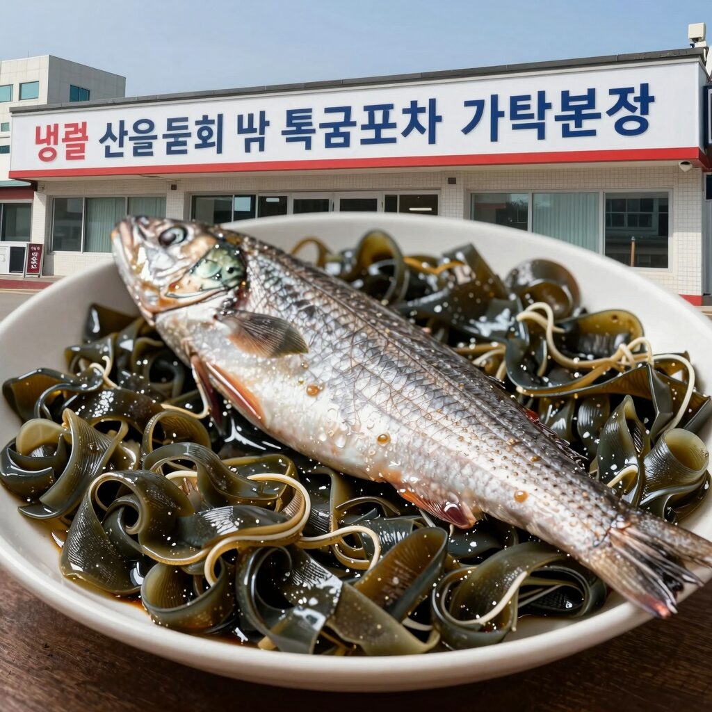 서울 물회 맛집 완도산회 특급포차 가락본점의 대방어와 물회 메뉴 사진
