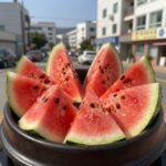 2026년 소서 음식과 뜻 더위 대비 건강 관리 소서에 즐겨 먹는 보양식 삼계탕과 제철 과일 수박 모습