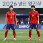 스페인 벨기에 8강 상대전적과 예측 2026 월드컵 8강 스페인과 벨기에의 경기 분석, 역대 전적과 선수 대결 구도를 시각화한 이미지