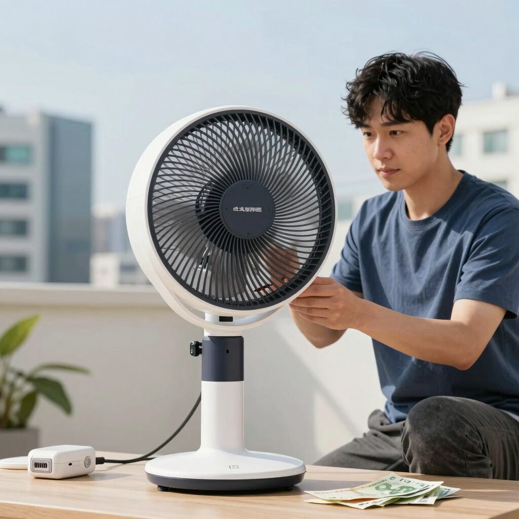 스타리온 선풍기 분해 청소 과정