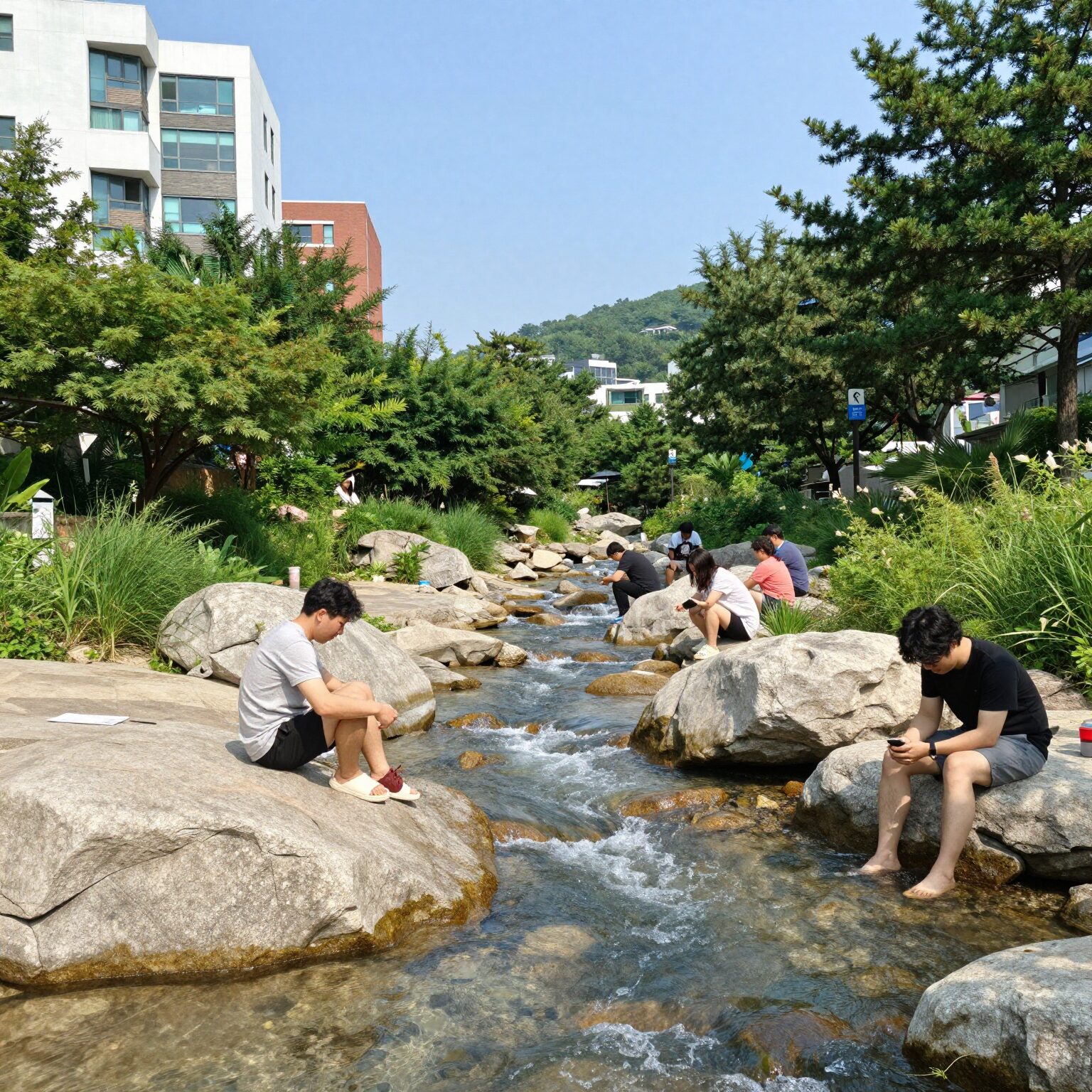 여름 계곡 물놀이 화장실 완비 명소