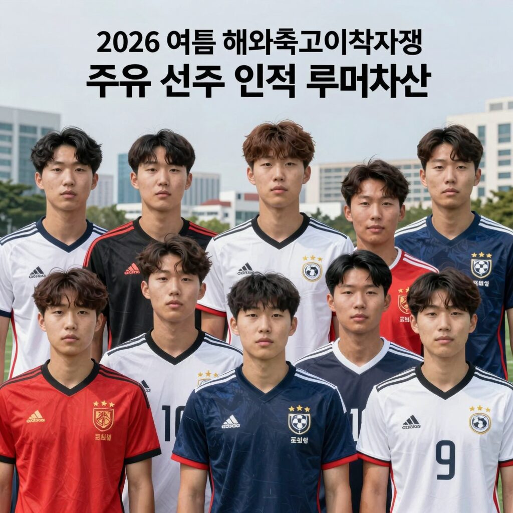2026 여름 해외축구 이적시장 주요 선수 이적 루머 차트