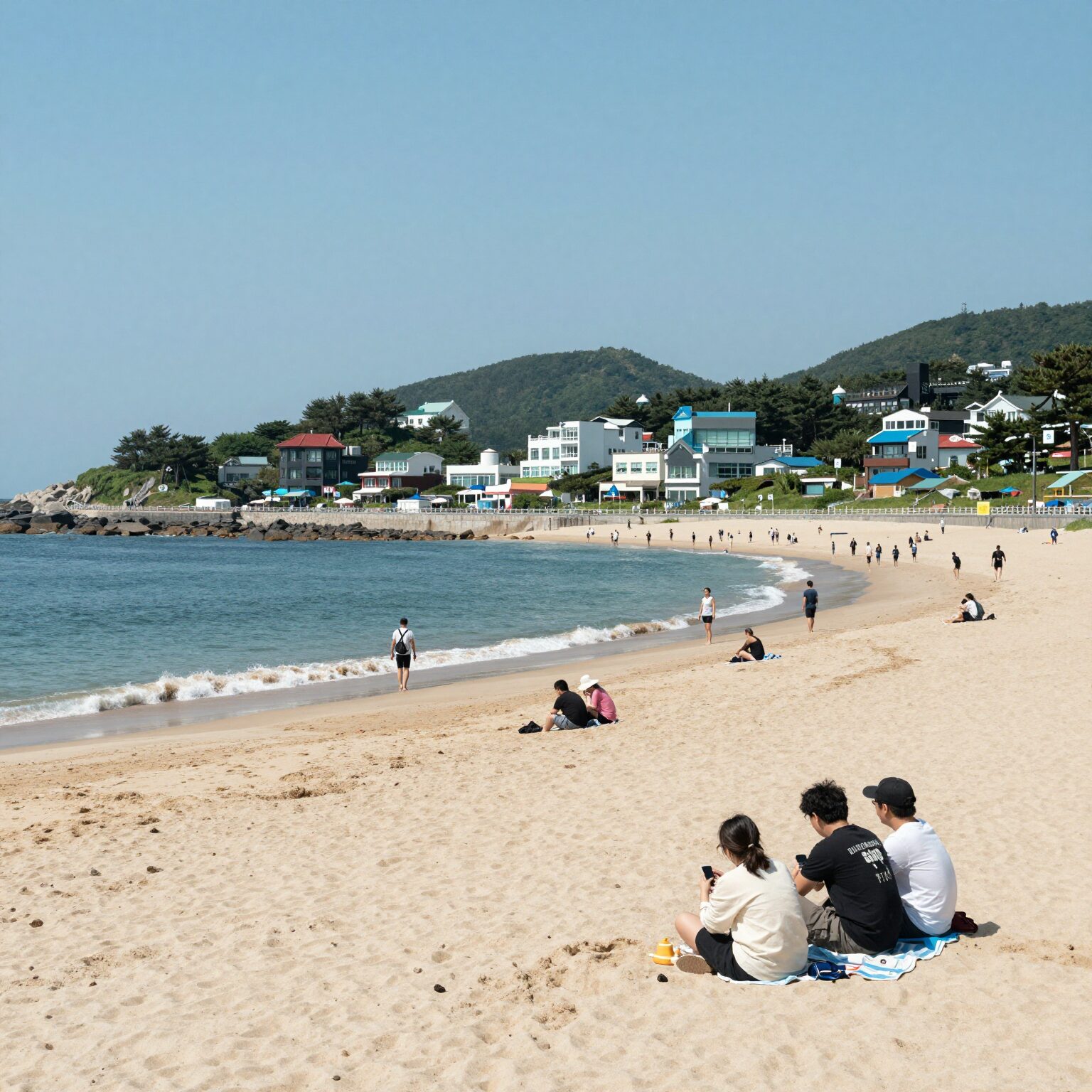 양양 서피비치 여름 해변 풍경
