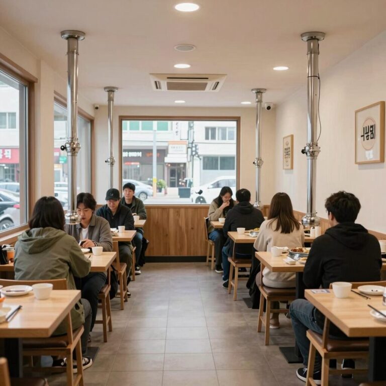 티엔미미 강남점 내부 모습, 깔끔한 중식당 인테리어