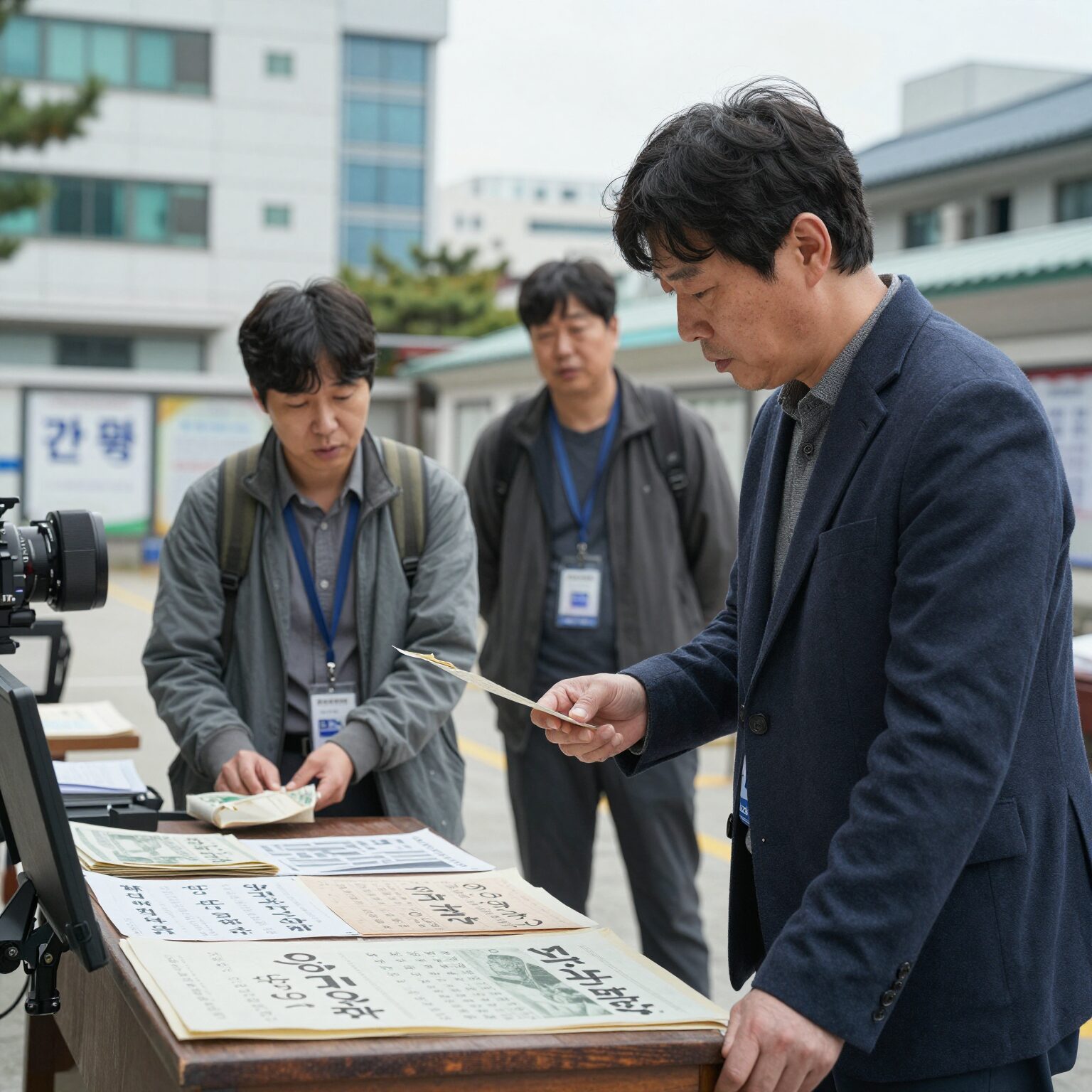 장항준 감독이 시간추적자 설록에서 이란 관련 역사 자료를 설명하는 모습