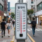 열대야 기준 25도에서도 푹 자는 법 열대야 기준온도 25도 이상 밤 온도계 이미지