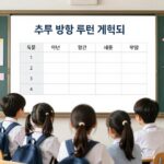 초등 방학계획표 루틴 비법 초등 저학년이 사용할 수 있는 방학 루틴 계획표 이미지