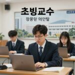 초빙교수 뜻과 갱신기대권 사례 정리 초빙교수 개념 설명 그림 대학 캠퍼스에서 강의하는 교수 모습