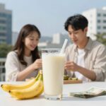 와송 먹는법 바나나 우유 주스 효능 생와송 바나나 우유 주스 만들기 재료와 과정