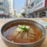 맛있는 물냉면육수 만들기 비법 총정리 물냉면 완성 사진 동치미 육수 냉면다대기 고명