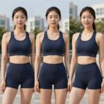 여성 트레이닝 반바지 스타일별 고르는 법 여성 트레이닝 반바지 스타일별 비교 사진 러닝용 와이드 피그먼트