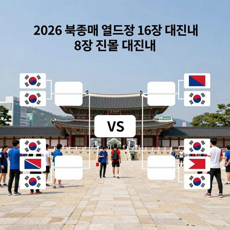 2026 북중미 월드컵 16강 대진표와 8강 진출 팀 현황