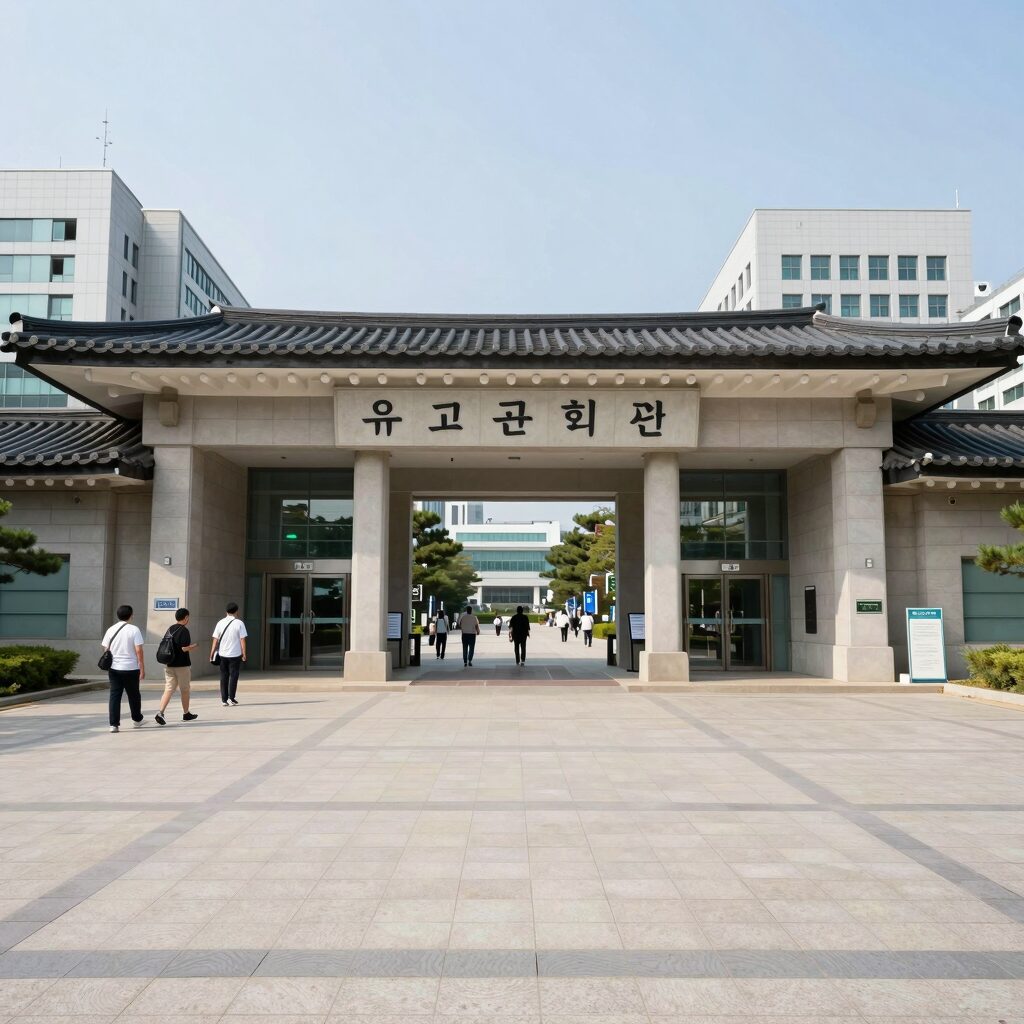 서울시립미술관 유영국 회고전 전시관 입구 모습