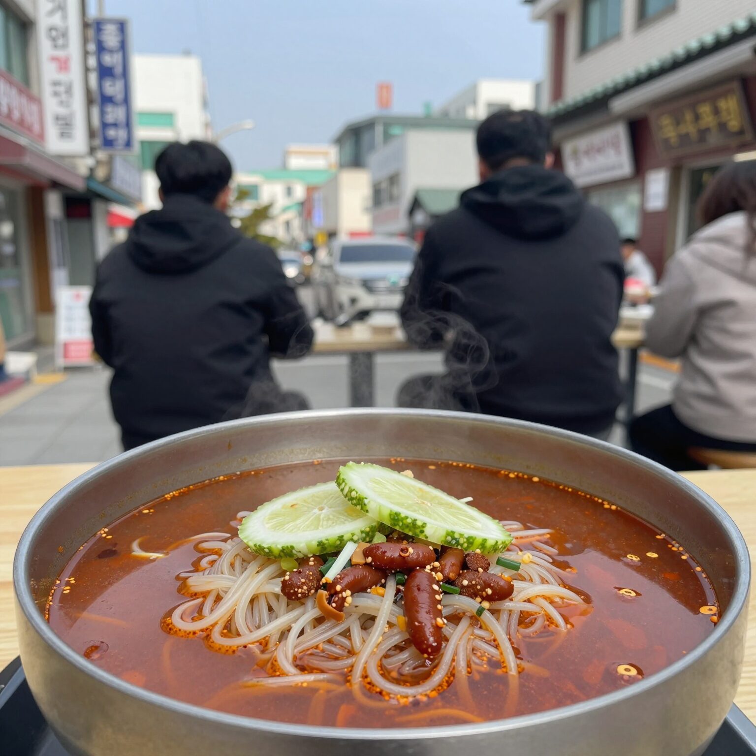 연남동 중화냉면 비취냉면과 중화땅콩냉면 사진