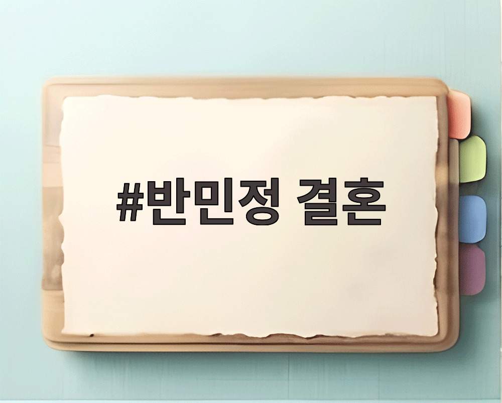 반민정 결혼