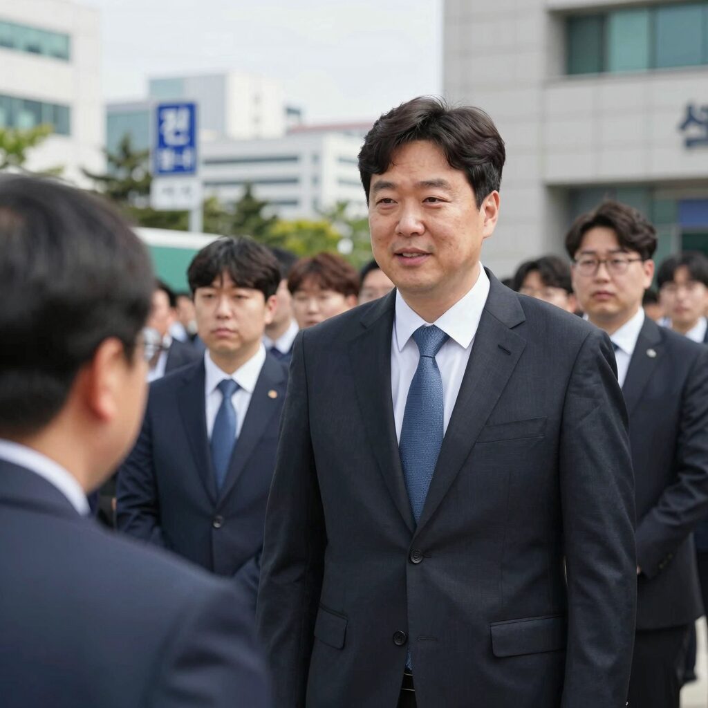 곽상언 국회의원이 형사소송법 개정안에 반대표를 던진 사건을 설명하는 뉴스 장면