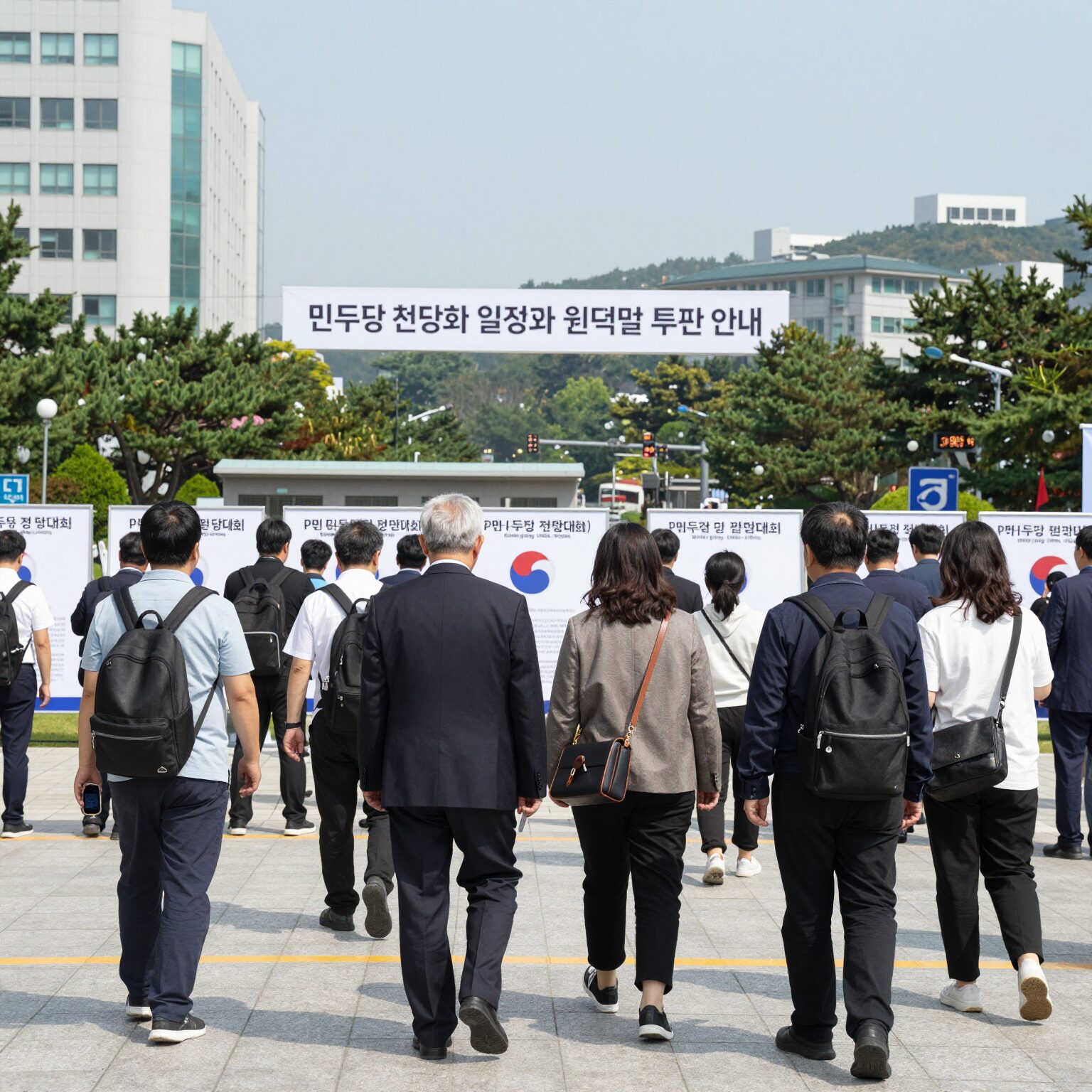 민주당 전당대회 일정과 권역별 투표 기간 안내