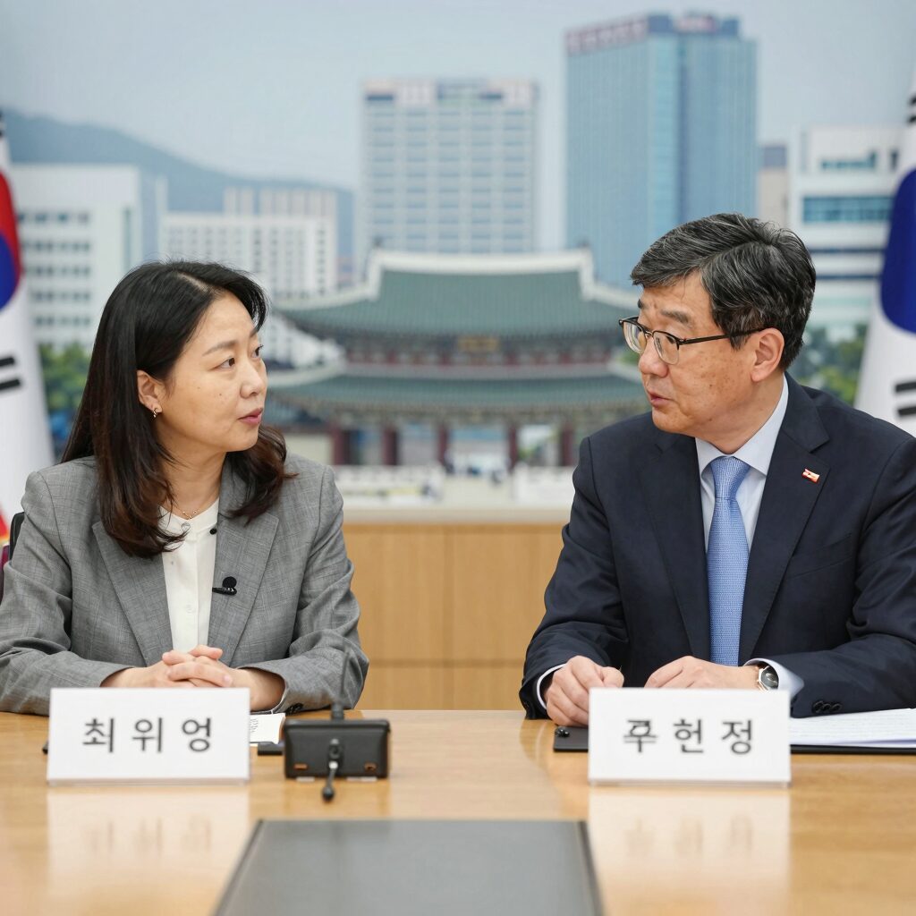 최휘영 문체부 장관과 2027 서울 세계청년대회 문화체육 현안 논의