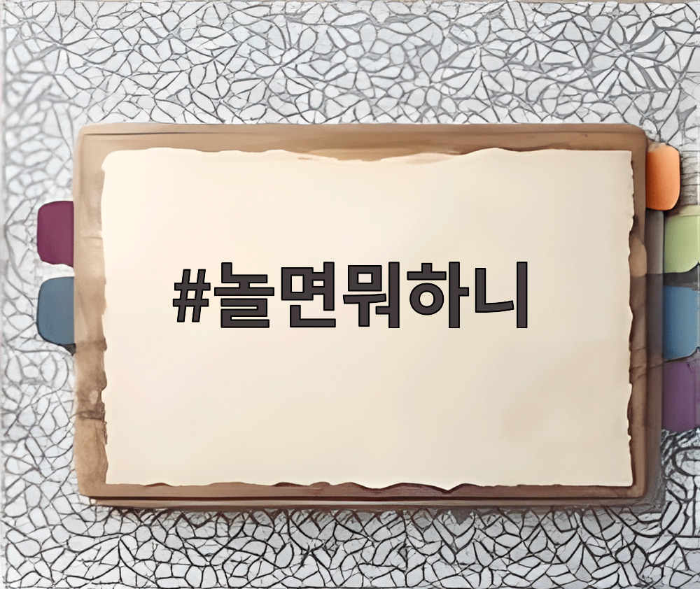 놀면뭐하니