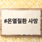 온열질환 사망 위험 폭염 대비법 온열질환 사망