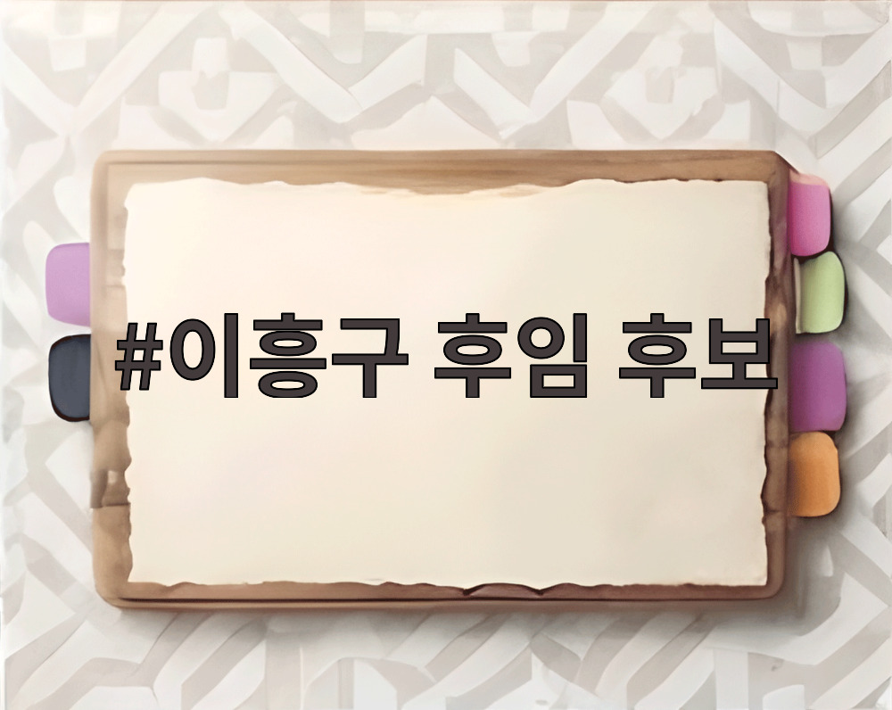 이흥구 후임 후보
