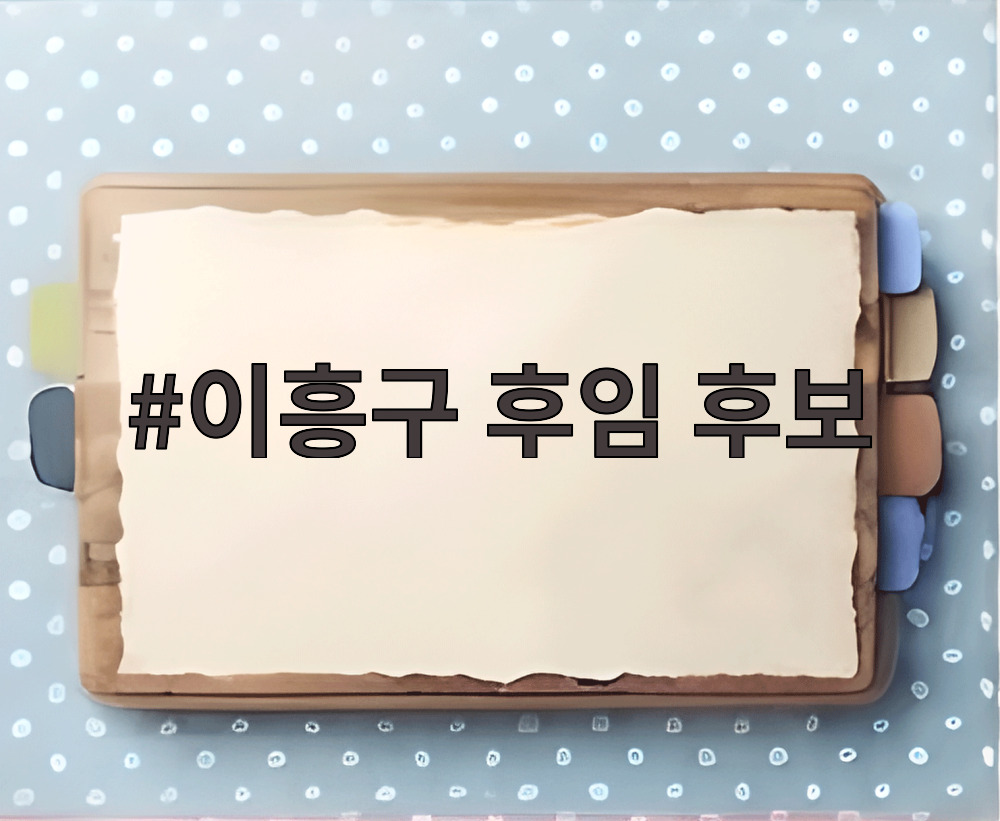 이흥구 후임 후보