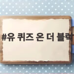 유 퀴즈 온 더 블럭 8월 5일 방송 미리보기 유 퀴즈 온 더 블럭