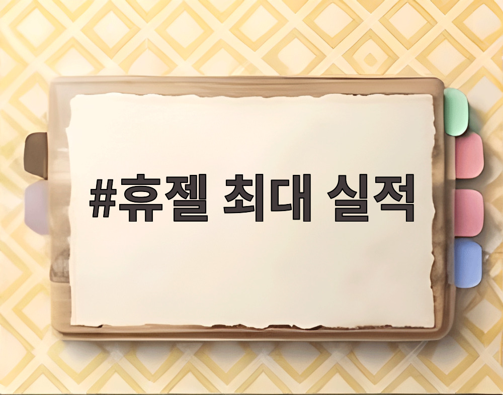 휴젤 최대 실적