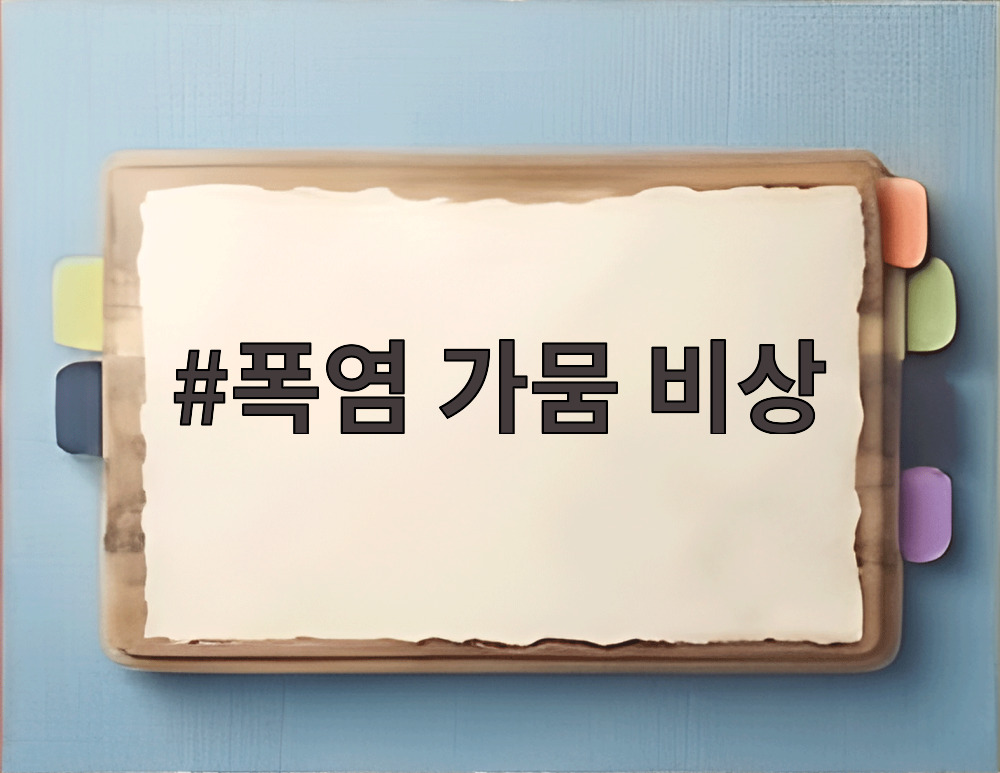 폭염 가뭄 비상