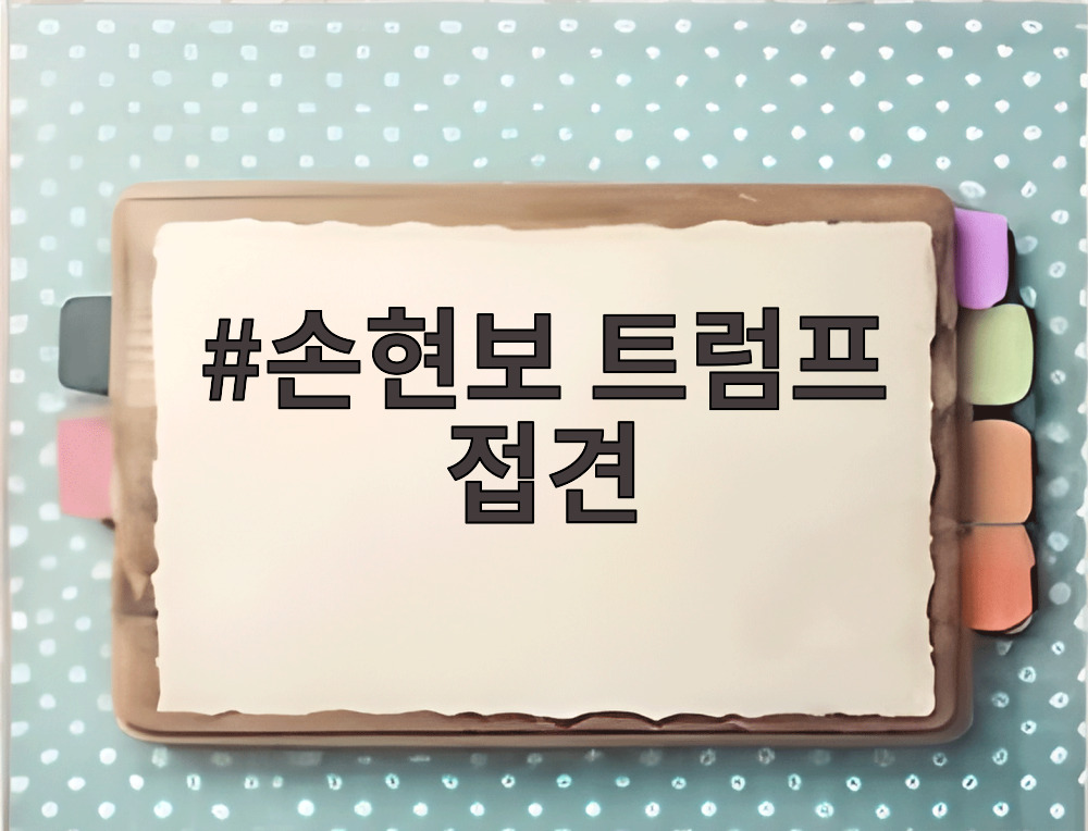 손현보 트럼프 접견