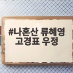 나혼산 류혜영 고경표 우정