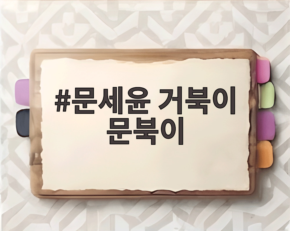 문세윤 거북이 문북이