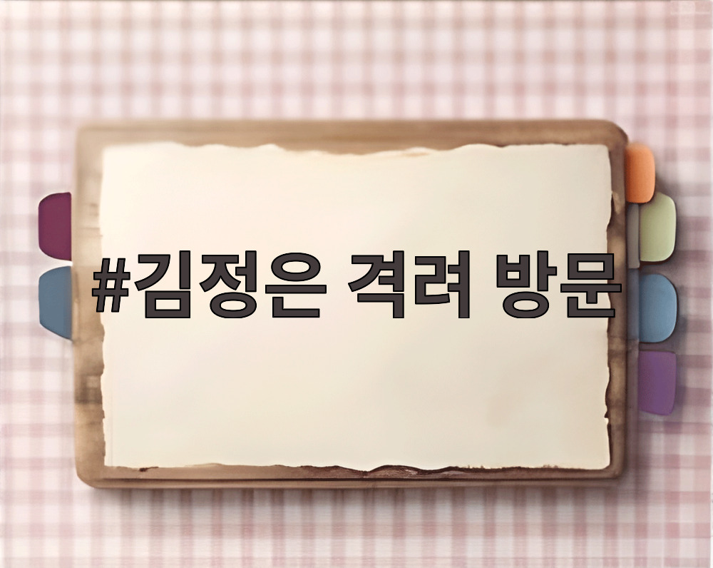 김정은 격려 방문