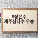 장은수 제주삼다수 우승, 데뷔 10년 만에 첫 우승 장은수 제주삼다수 우승