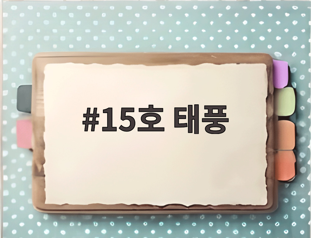 15호 태풍