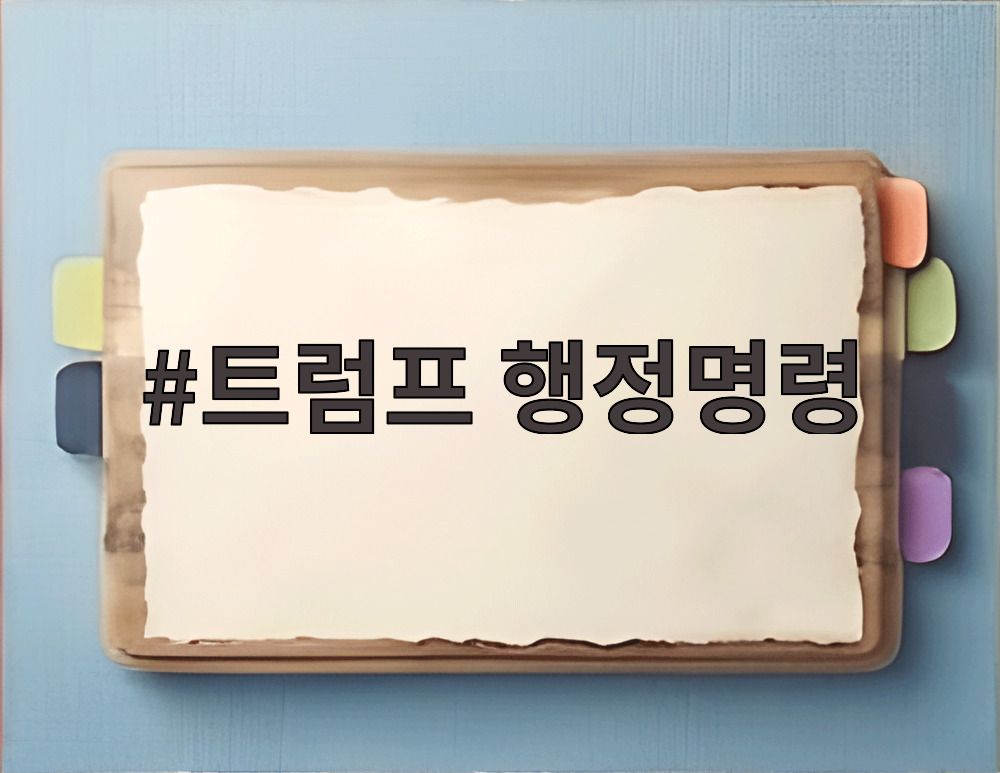 트럼프 행정명령 원정출산 시민권 제한 뉴스 사진