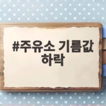 주유소 기름값 하락 12주 연속 1800원대 안정세 주유소 기름값 하락