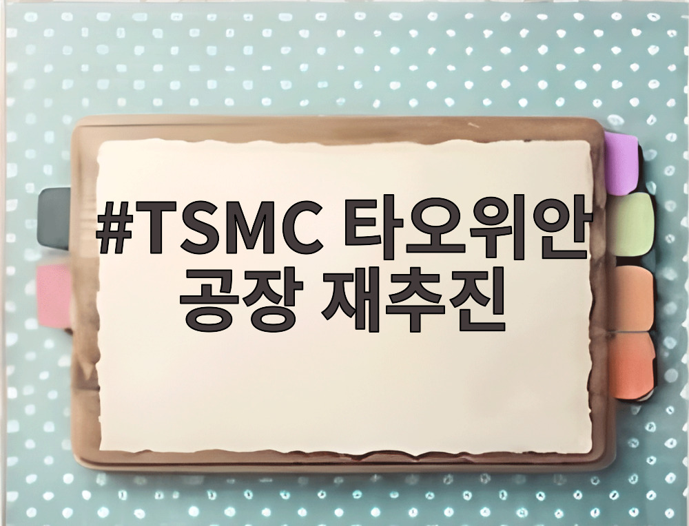 TSMC 타오위안 공장 재추진