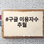 구글 이용자수 추월 네이버 첫 기록 구글 이용자수 추월