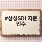 삼성SDI 지분 인수로 본 북미 배터리 전략 삼성SDI 지분 인수