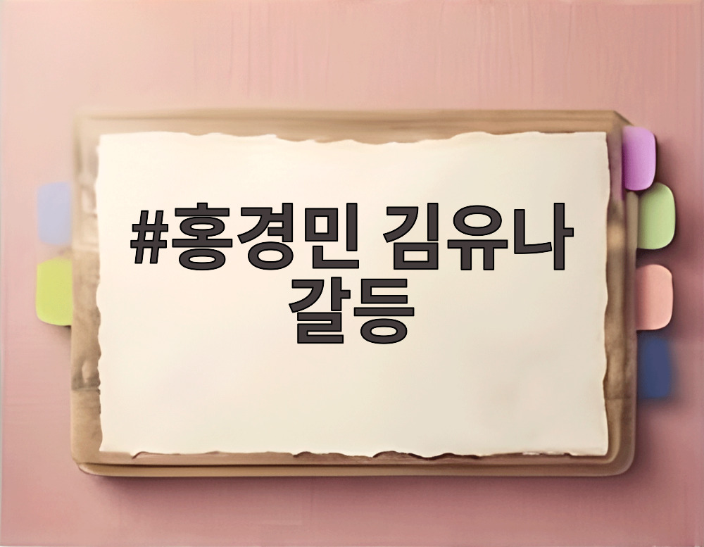 홍경민 김유나 갈등