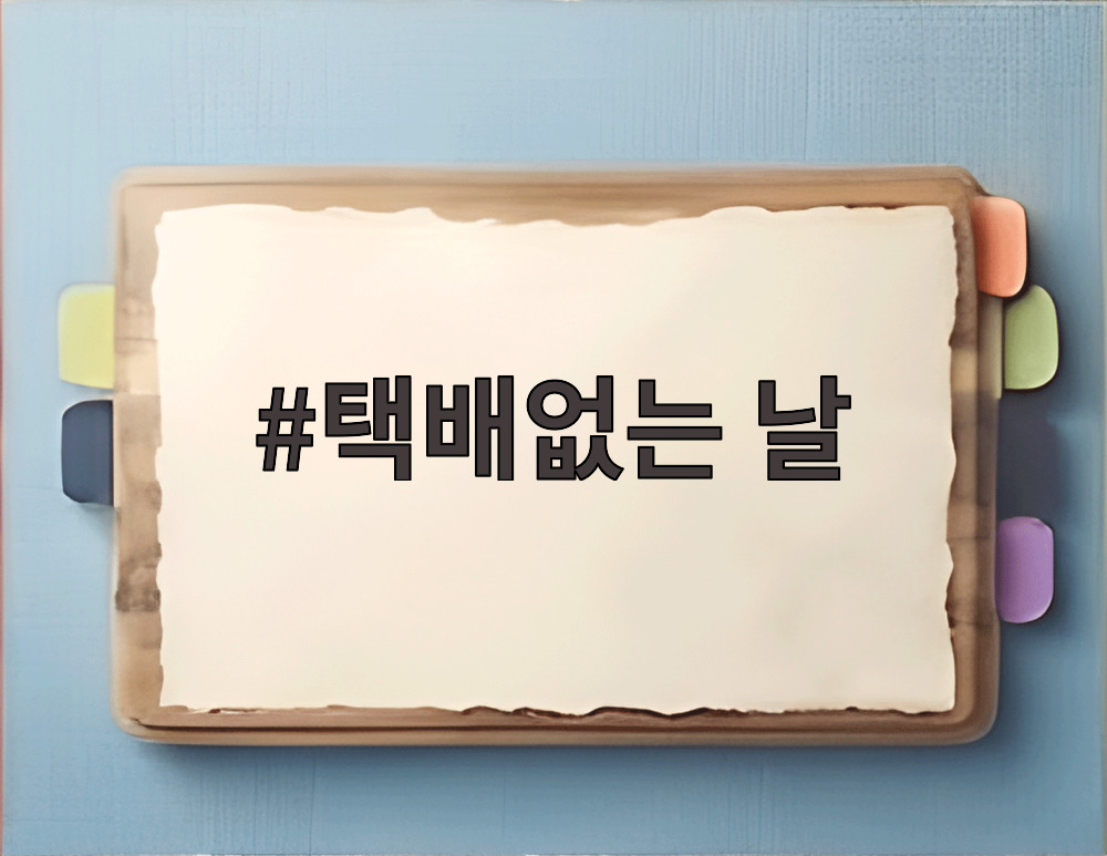 택배없는 날