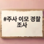 주사 이모 경찰 조사 연예인 불법 의료 수사 주사 이모 경찰 조사