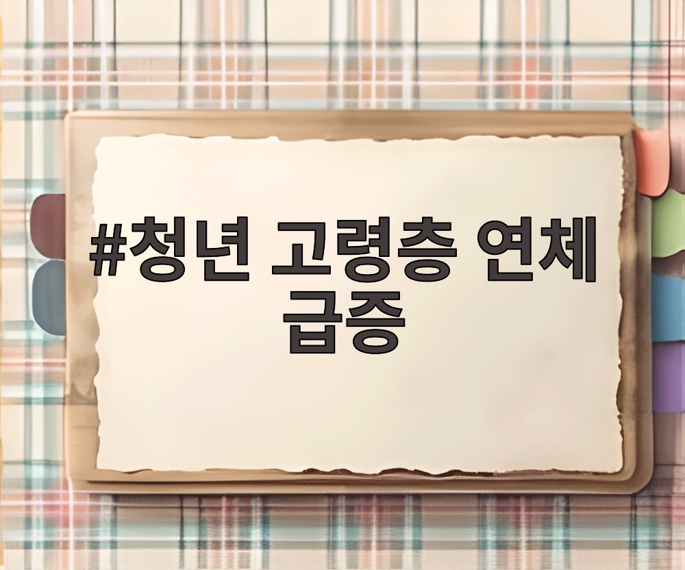 청년 고령층 연체 급증