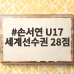 손서연 U17 세계선수권 28점