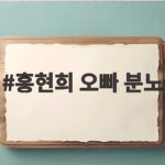 홍현희 오빠 분노 부친 장례식 에피소드와 남매 케미 홍현희 오빠 분노