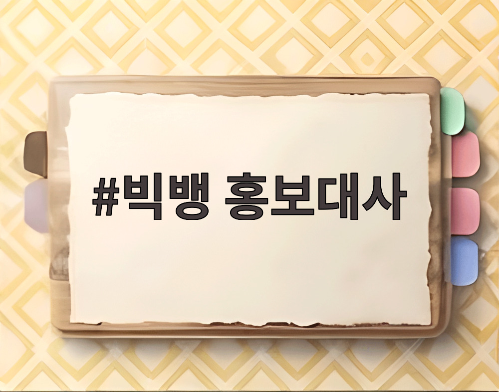 빅뱅 홍보대사