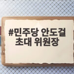민주당 안도걸 초대 위원장 선출 의미와 향후 과제 민주당 안도걸 초대 위원장