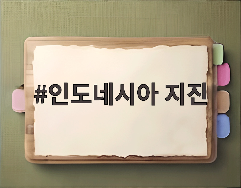 인도네시아 지진